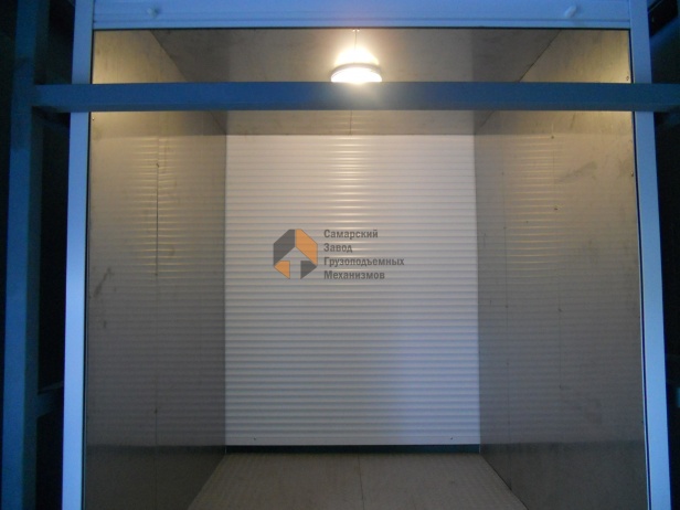 Шахтный подъемник внутри здания Оренбург